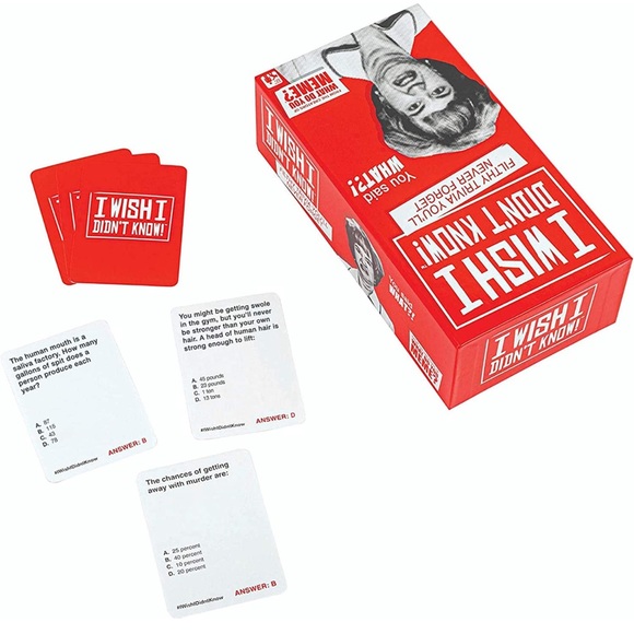 Trivia Card Game “I wish I didn’t know” - Picture 3 of 6